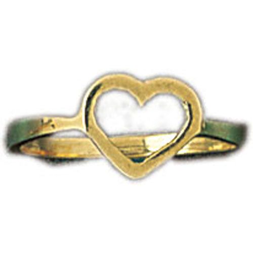 Dazzlers 14k Yellow Gold Light Heart Ring, MPN: DZ-14039