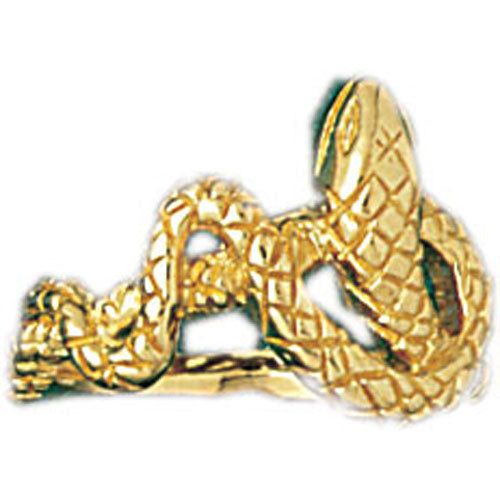 Dazzlers 14k Yellow Gold Snake Ring, MPN: DZ-14141