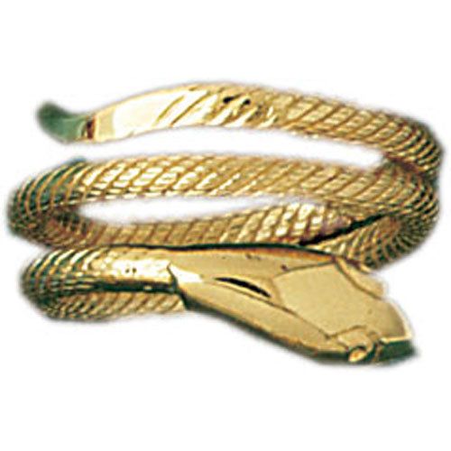 Dazzlers 14k Yellow Gold Snake Ring, MPN: DZ-14135