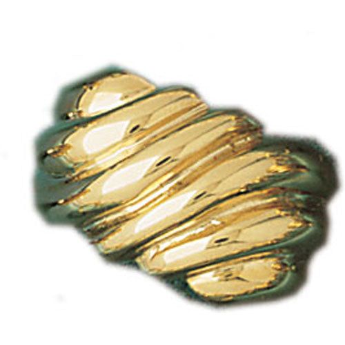 Dazzlers 14k Yellow Gold Fashionable Pattern Dome Ring, MPN: DZ-14308-4