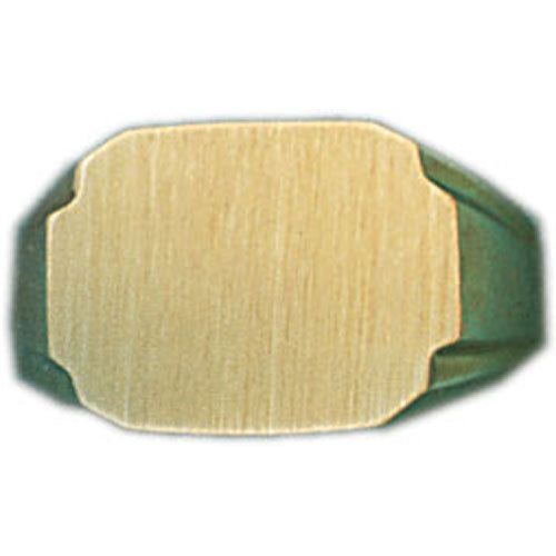 Dazzlers 14k Yellow Gold Signet Ring, MPN: DZ-14445-8