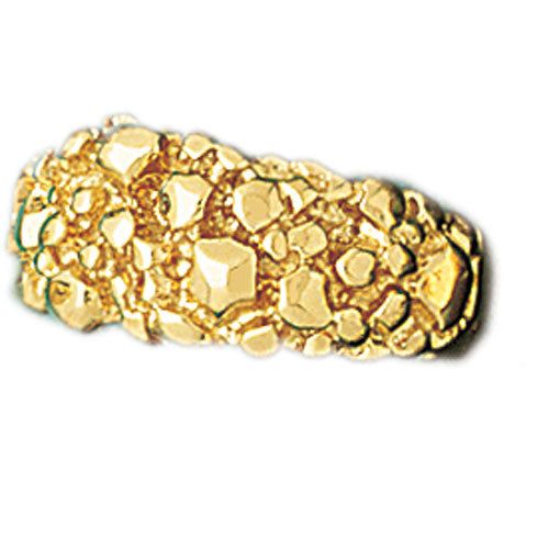 Dazzlers 14k Yellow Gold Nugget Ring, MPN: DZ-14353-8
