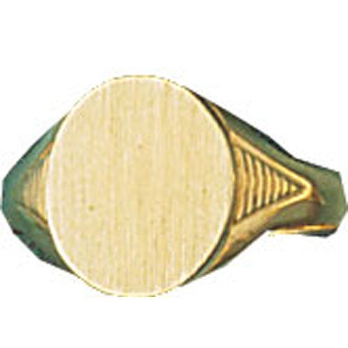 Dazzlers 14k Yellow Gold Childrens Signet Ring, MPN: DZ-14017