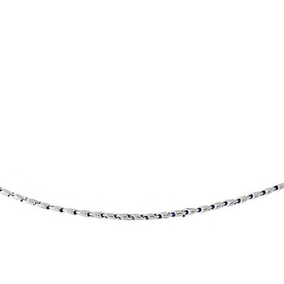 Dazzlers 14k White Gold Link Necklace, MPN: DZ-12651