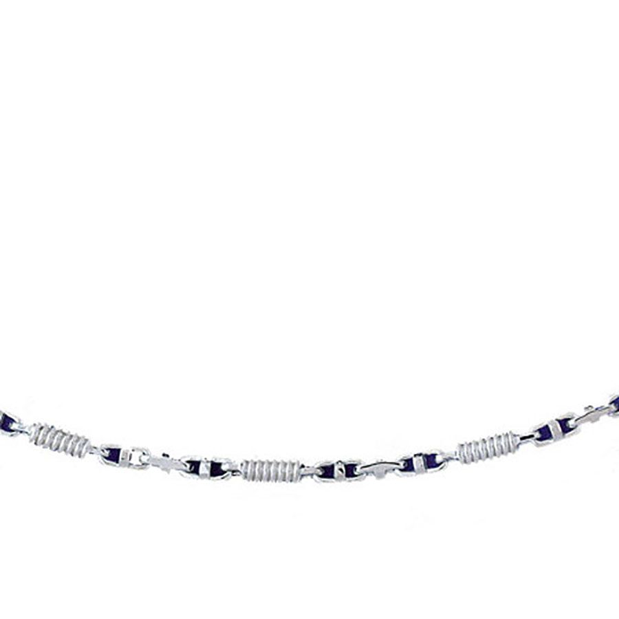 Dazzlers 14k White Gold Link Necklace, MPN: DZ-12662
