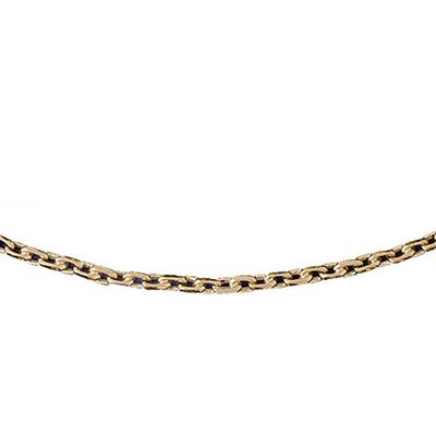 Dazzlers 14k Yellow Gold Link Necklace, MPN: DZ-12592