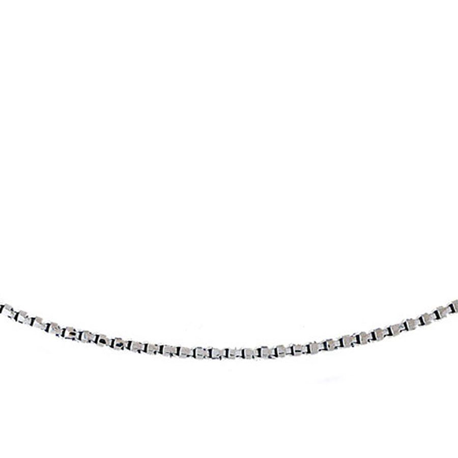 Dazzlers 14k White Gold Link Necklace, MPN: DZ-12650