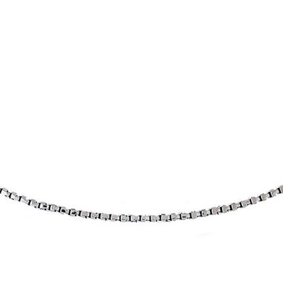 Dazzlers 14k White Gold Link Necklace, MPN: DZ-12650