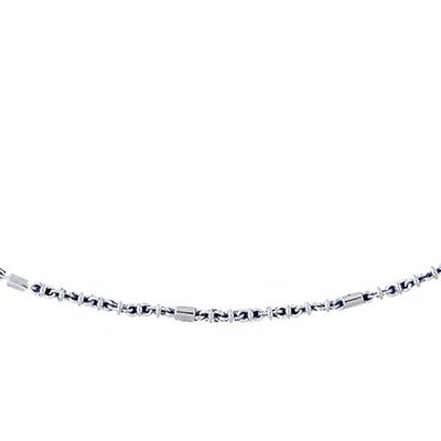 Dazzlers 14k White Gold Link Necklace, MPN: DZ-12661