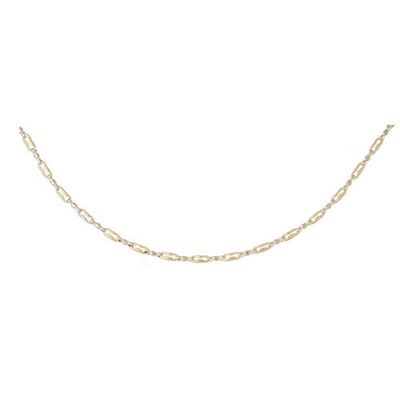 Dazzlers Two Tone 14k Gold Link Necklace, MPN: DZ-12599
