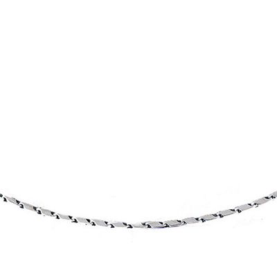 Dazzlers 14k White Gold Link Necklace, MPN: DZ-12652