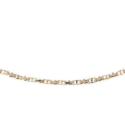 Dazzlers 14k Yellow Gold Link Necklace, MPN: DZ-12591