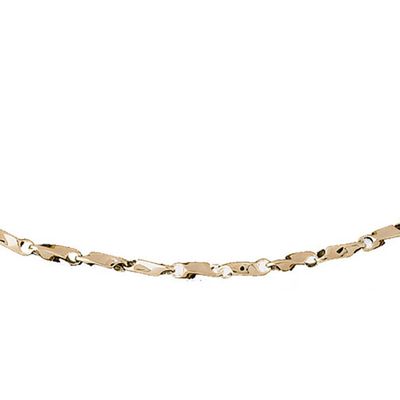Dazzlers 14k Yellow Gold Link Necklace, MPN: DZ-12586