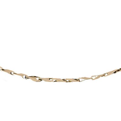 Dazzlers 14k Yellow Gold Link Necklace, MPN: DZ-12584