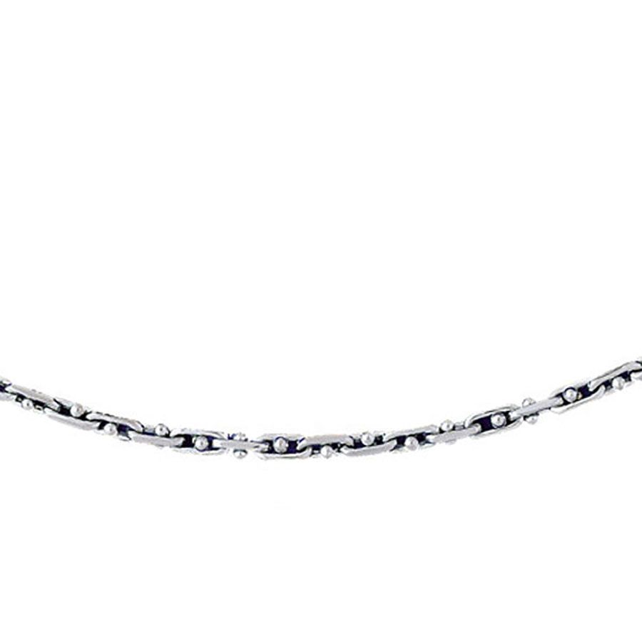 Dazzlers 14k White Gold Link Necklace, MPN: DZ-12658