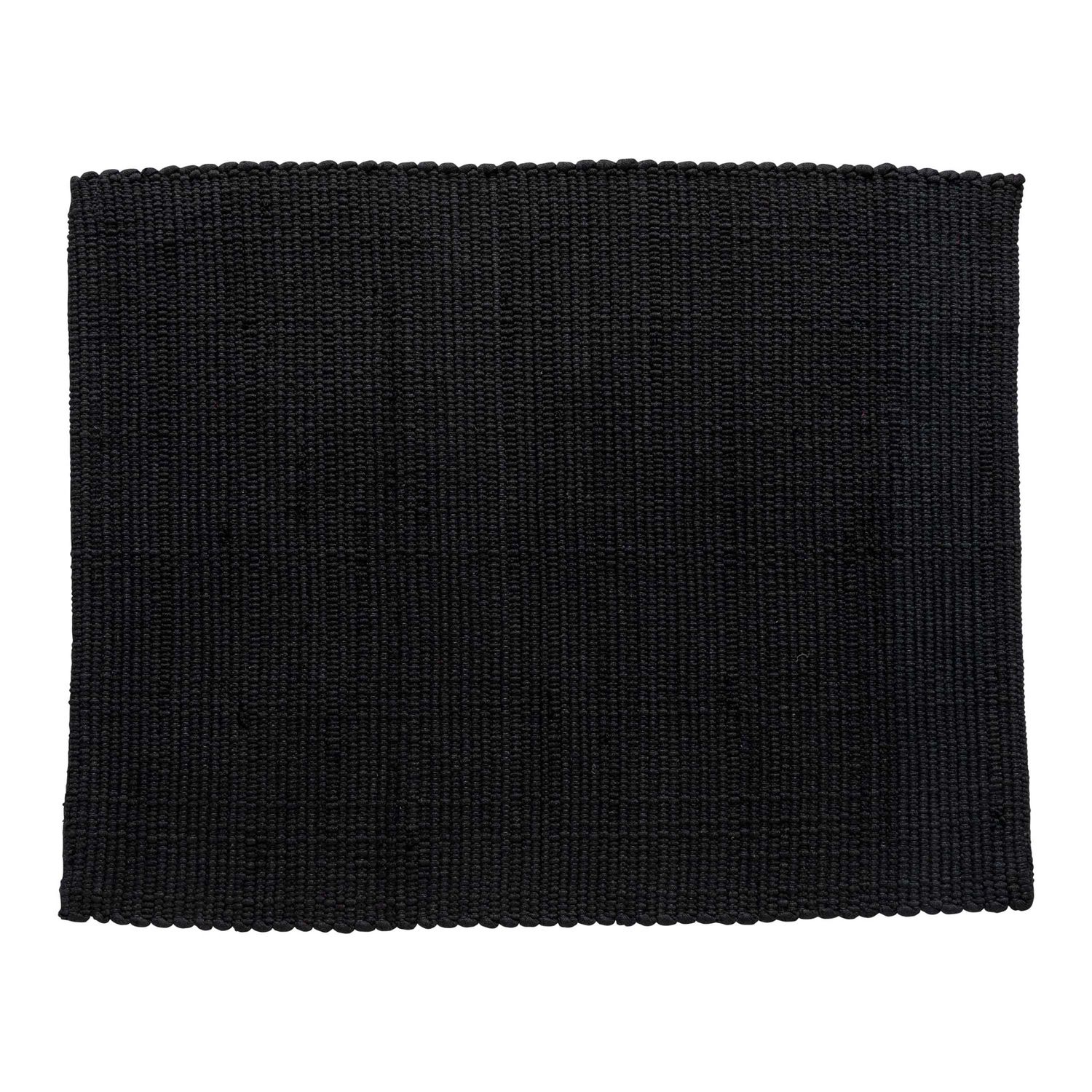 Casafina Joana Black Placemat 100% Recycled Cotton CFT0103-BLK, 840289051405