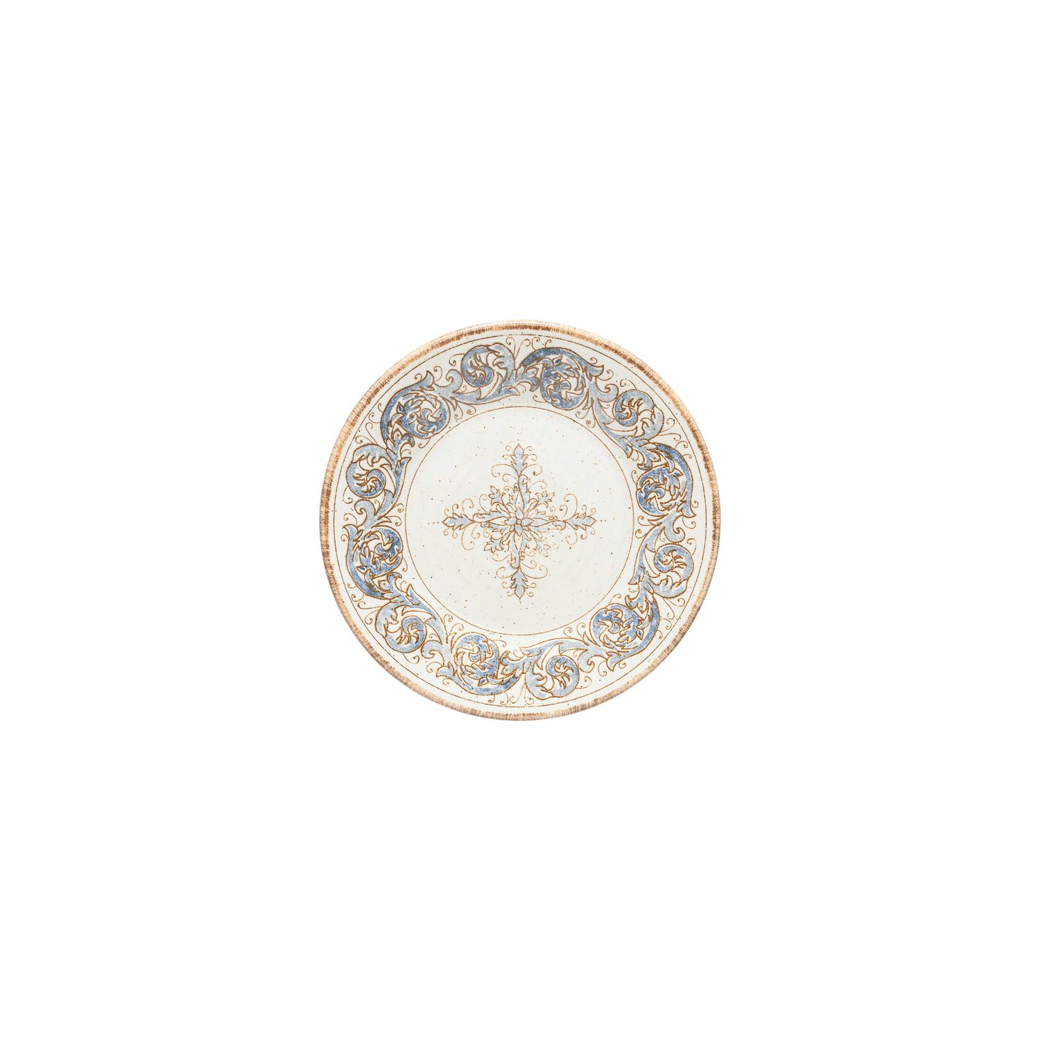 Casafina Sardegna White-Blueberry Appetizer Plate SD704-WBL, 840289051979