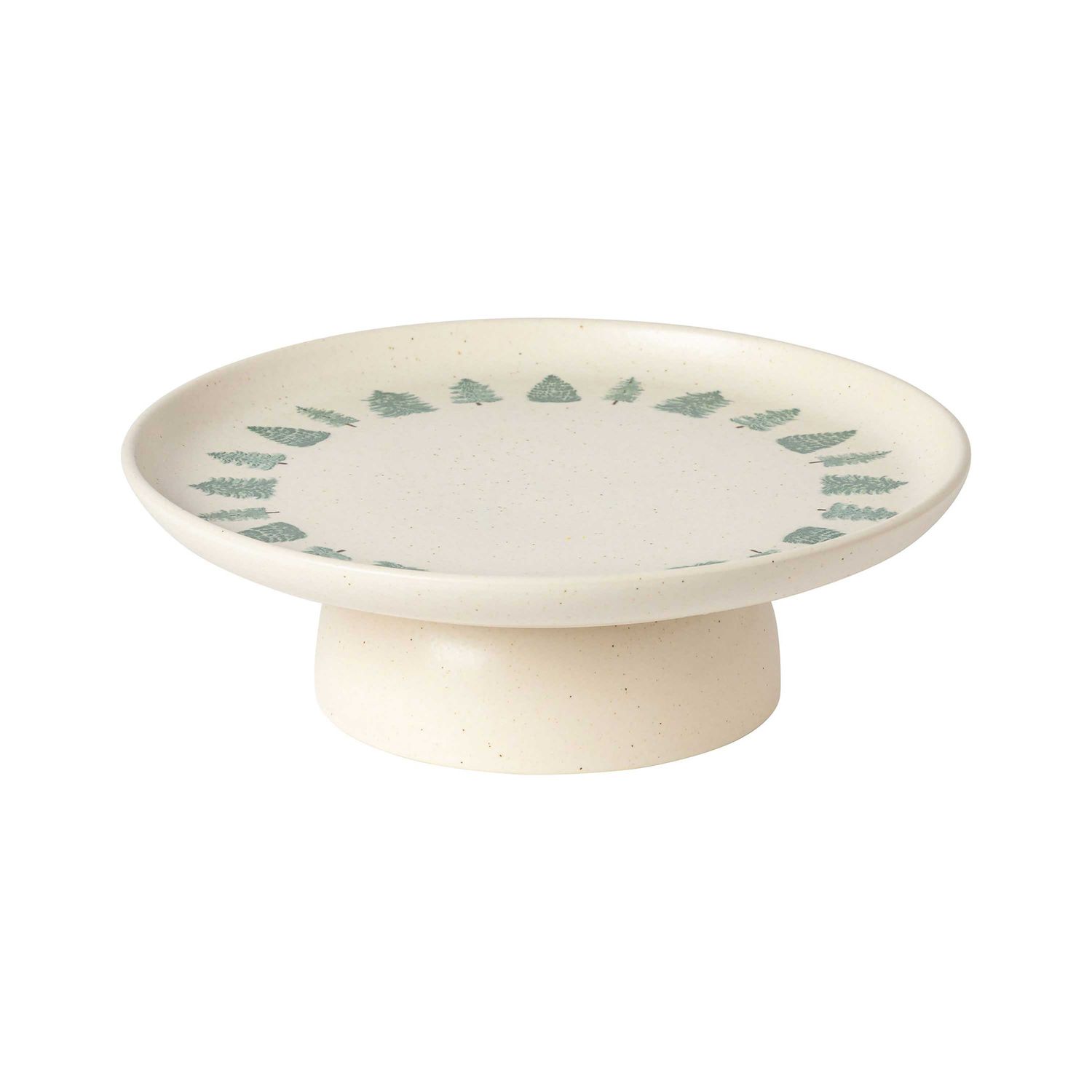 Casafina Pacifica Christmas Tree Footed Plate SOP272-CHT, 840289076514