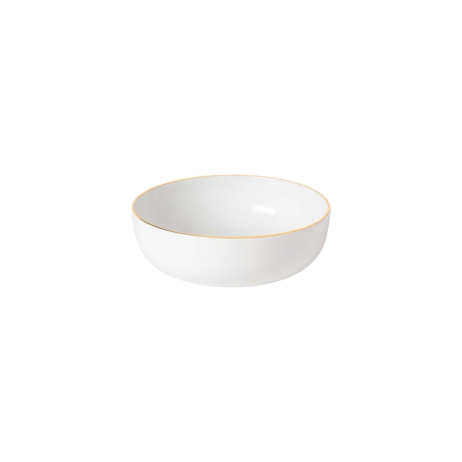 Costa Nova Resonance White-Gold Soup Cereal Bowl 8RCS151-WGD, 5606739979683