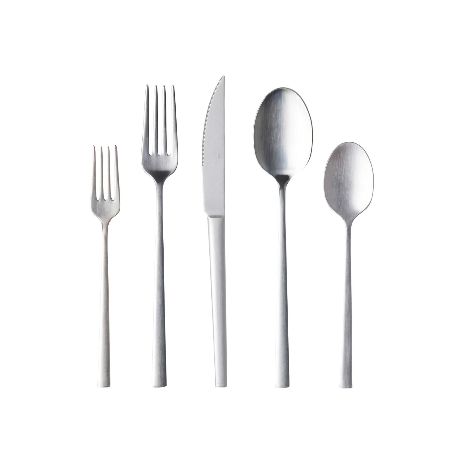 Costa Nova Vela Brushed Flatware 5 Piece Place Setting C20784-BRS, 5606739974374