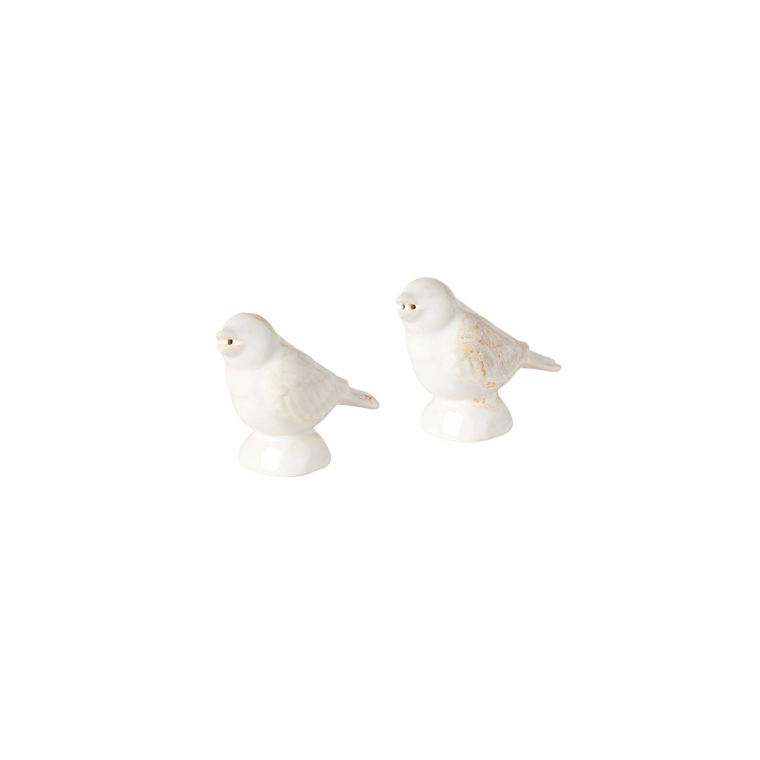 Casafina Taormina White Salt and Pepper Shaker Sparrow DDS03-WHI, 840289069516