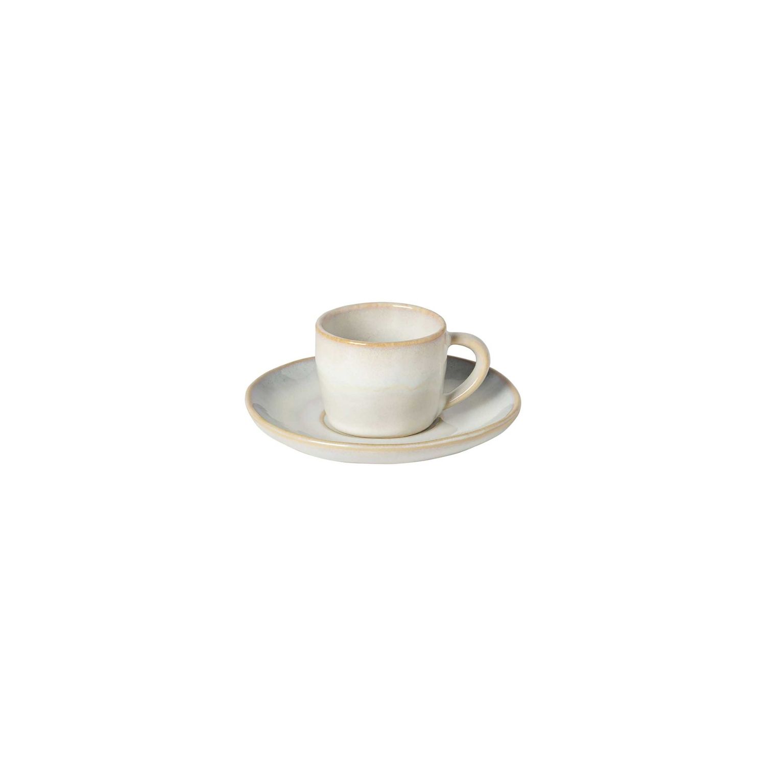 Costa Nova Brisa Salt Coffee Cup and Saucer LNCS03-SAL, 5606739964924