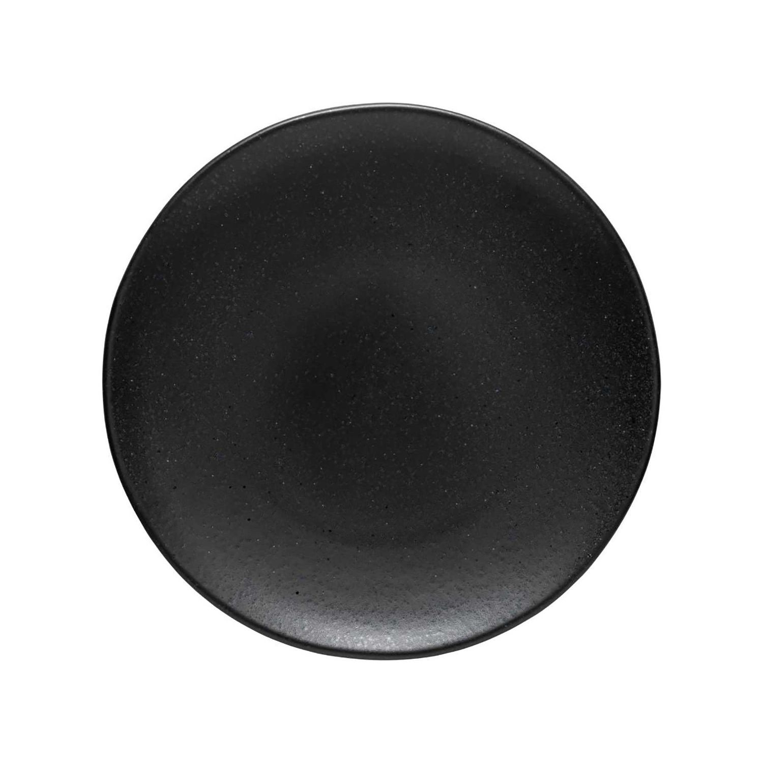 Costa Nova Roda Black Round Coupe Plate RTP312-BLK, 5606739972530