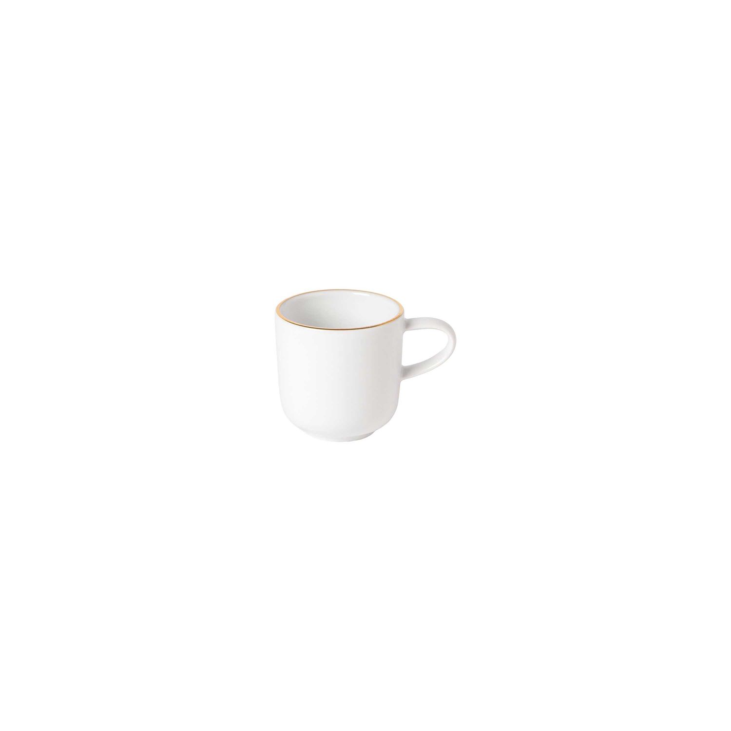 Costa Nova Resonance White-Gold Coffee Cup 8RCC081-WGD, 5606739980689