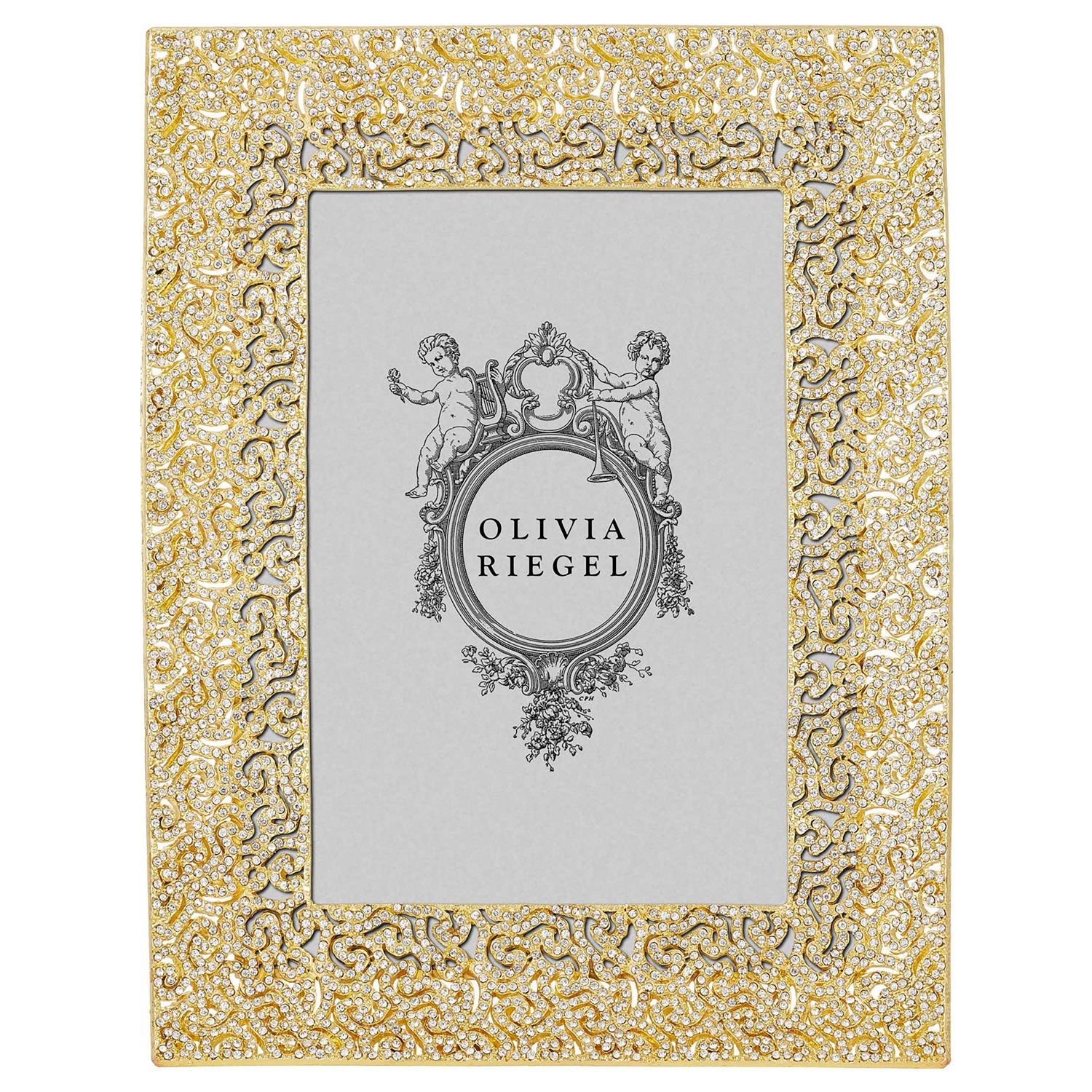 Olivia Riegel Gold Biarritz 5 x 7 Inch Picture Frame, MPN: RT2418