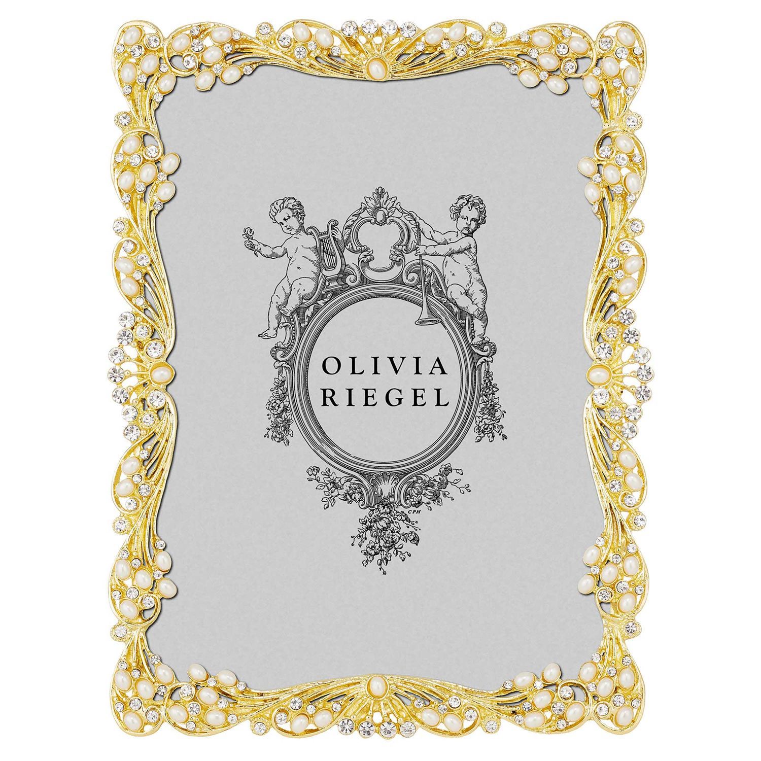 Olivia Riegel Gold Audrey 5 x 7 Inch Picture Frame, MPN: RT1359