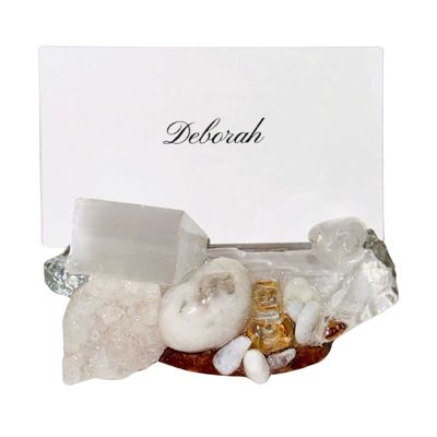 Olivia Riegel Krystallos Place Card Holder Set of 4, MPN: DHV-KRY-1BB-102