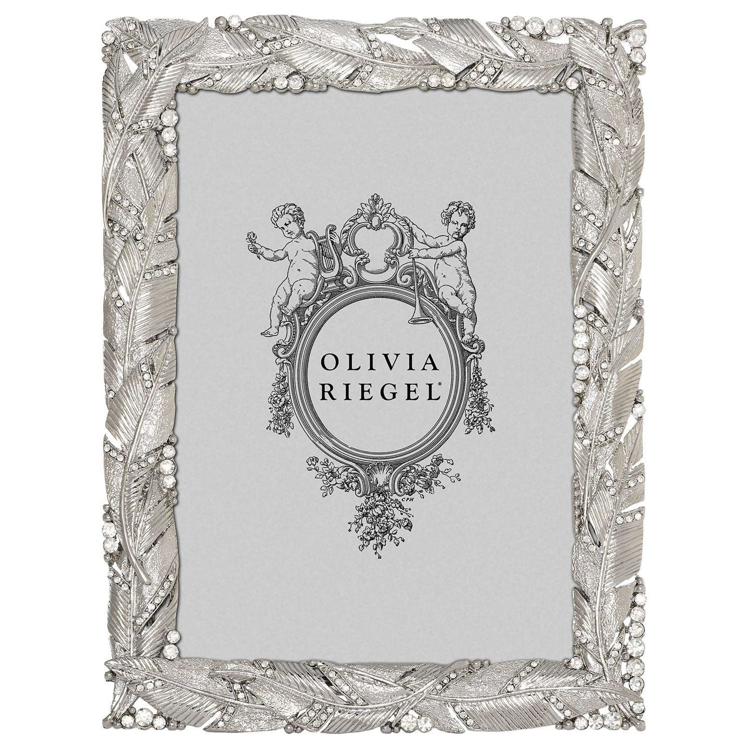 Olivia Riegel Silver Preen 5 x 7 Inch Picture Frame, MPN: RT2445