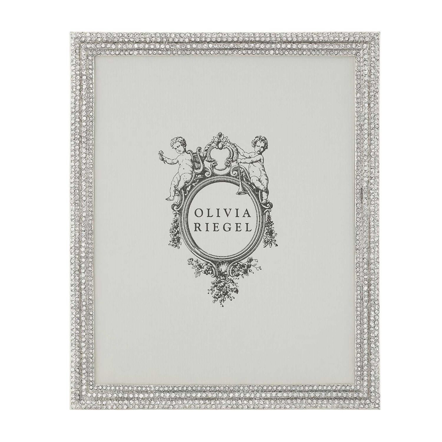 Olivia Riegel Silver Classic Crystal Pav� 8 x 10 Inch Picture Frame, MPN: RT5002