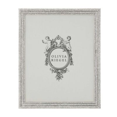 Olivia Riegel Silver Classic Crystal Pav� 8 x 10 Inch Picture Frame, MPN: RT5002