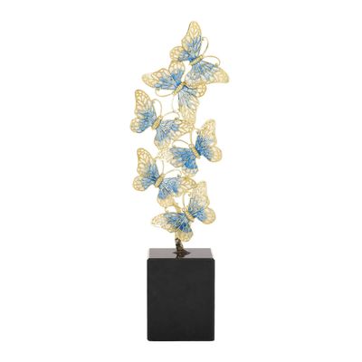 Olivia Riegel Blue Enamel Butterfly Sculpture, MPN: HD0001