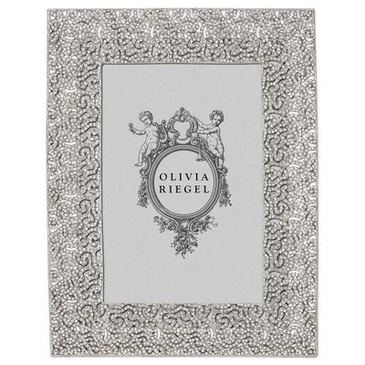Olivia Riegel Silver Biarritz 5 x 7 Inch Picture Frame, MPN: RT2419