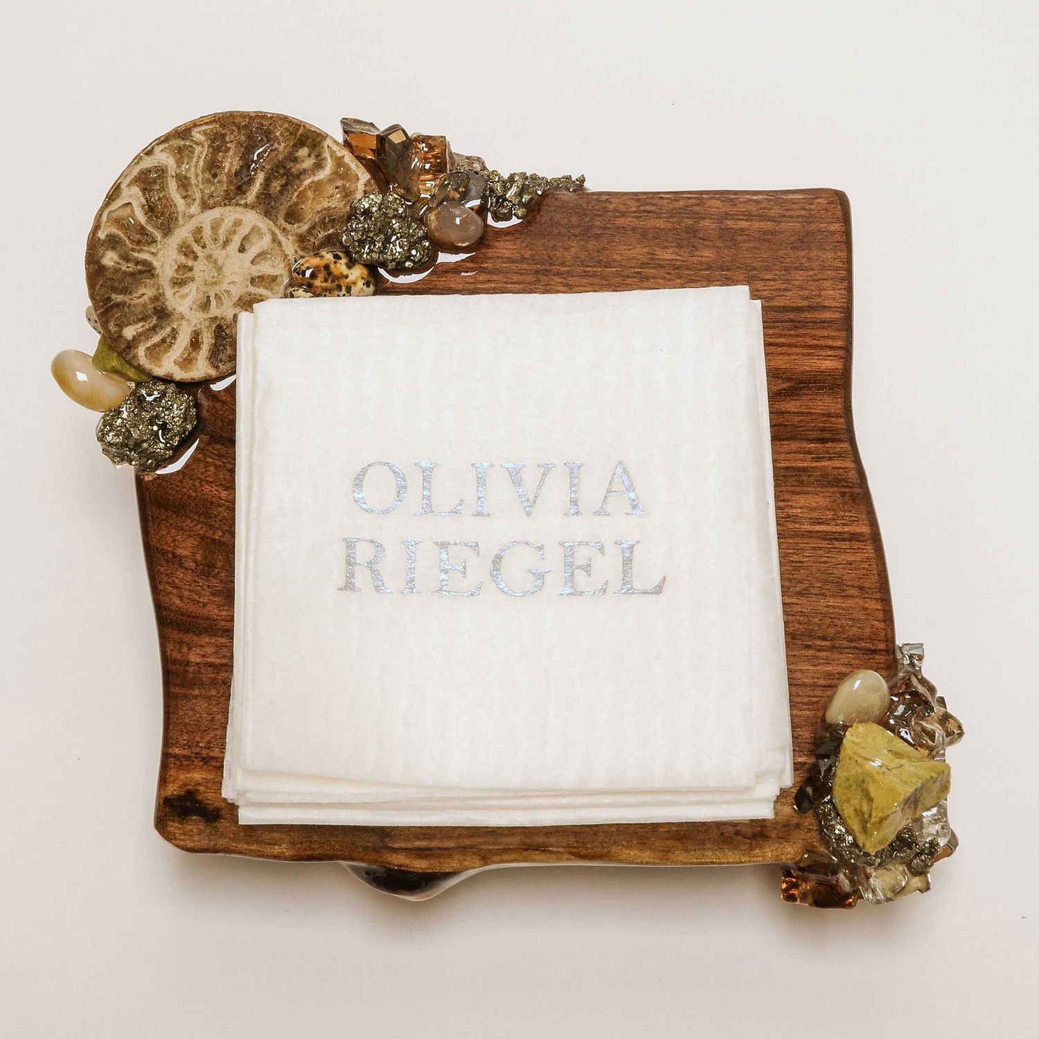 Olivia Riegel Treasures Cocktail Napkin Tray, MPN: DHV-TRE-1CC-203