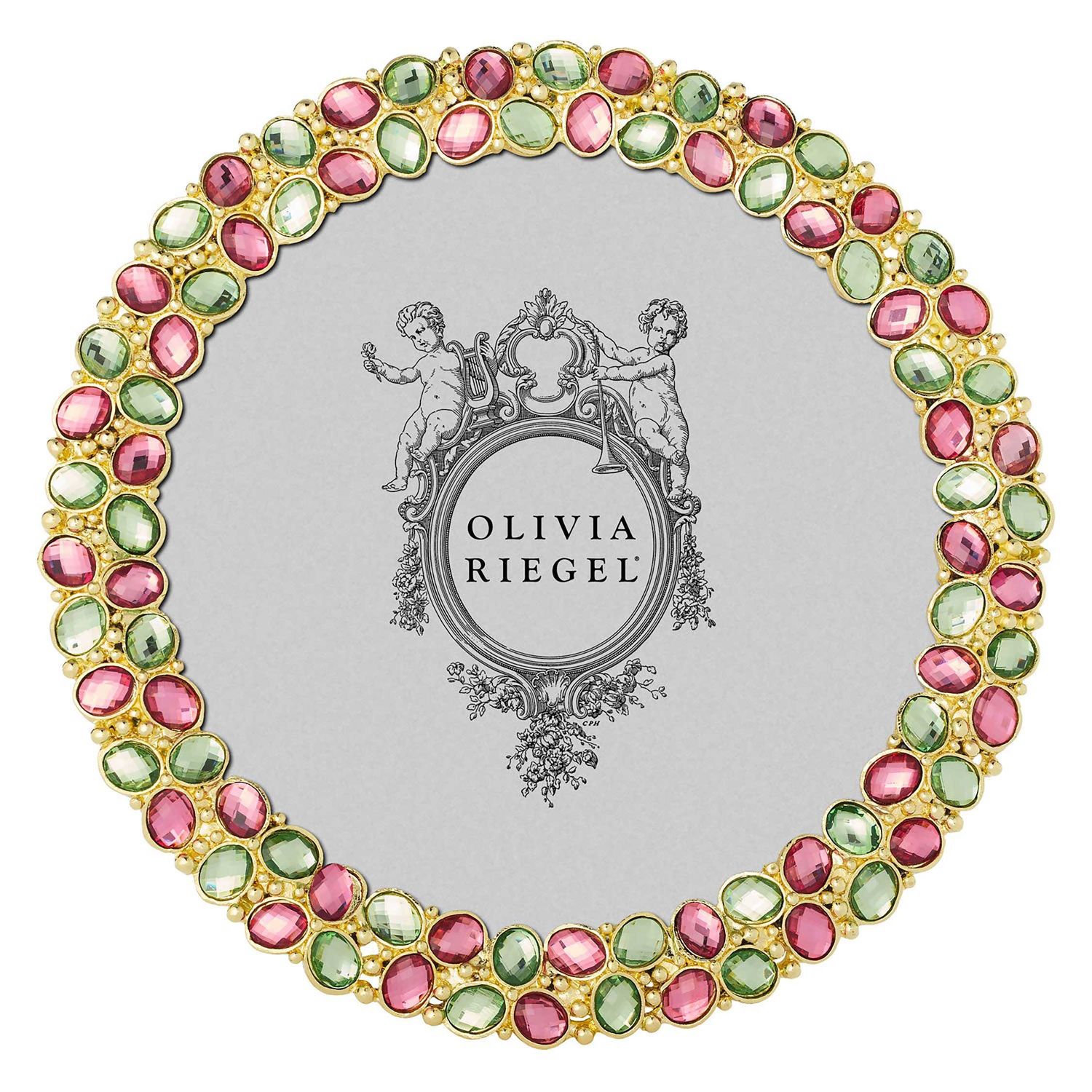 Olivia Riegel Palm Caravelle 4.5 Inch Round Picture Frame, MPN: RT2519