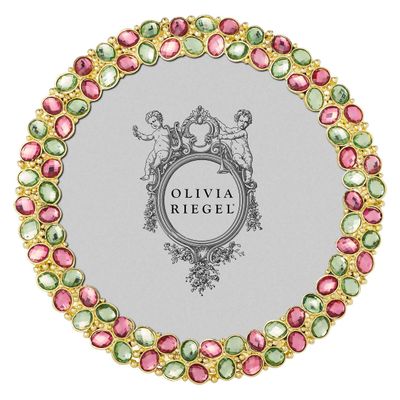 Olivia Riegel Palm Caravelle 4.5 Inch Round Picture Frame, MPN: RT2519