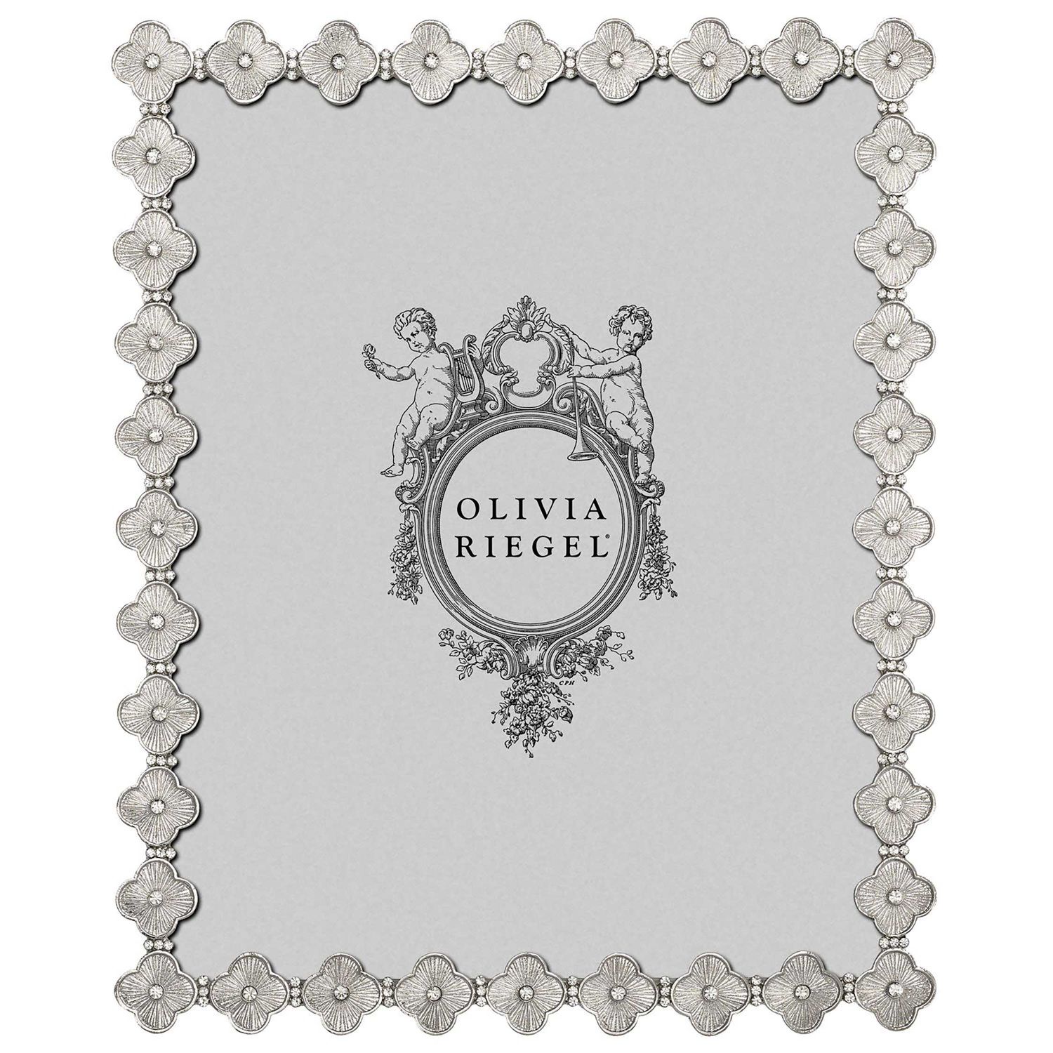 Olivia Riegel Silver Clover 8 x 10 Inch Picture Frame, MPN: RT2455