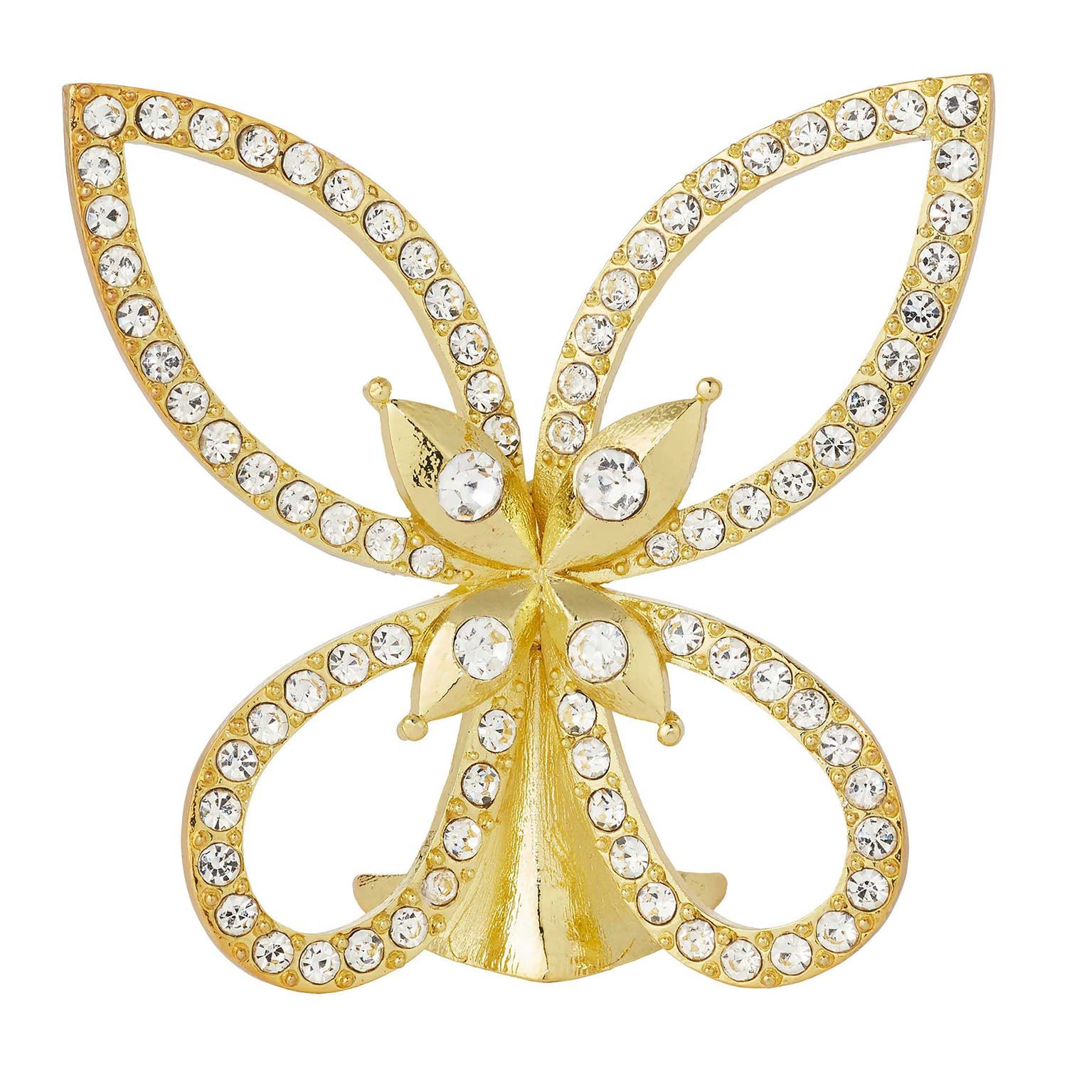 Olivia Riegel Gold Papillon Figurine with Crystals, MPN: FG2500