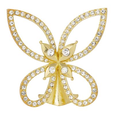 Olivia Riegel Gold Papillon Figurine with Crystals, MPN: FG2500