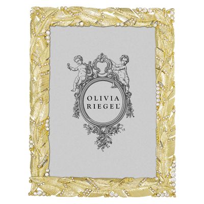 Olivia Riegel Gold Preen 4 x 6 Inch Picture Frame, MPN: RT2441