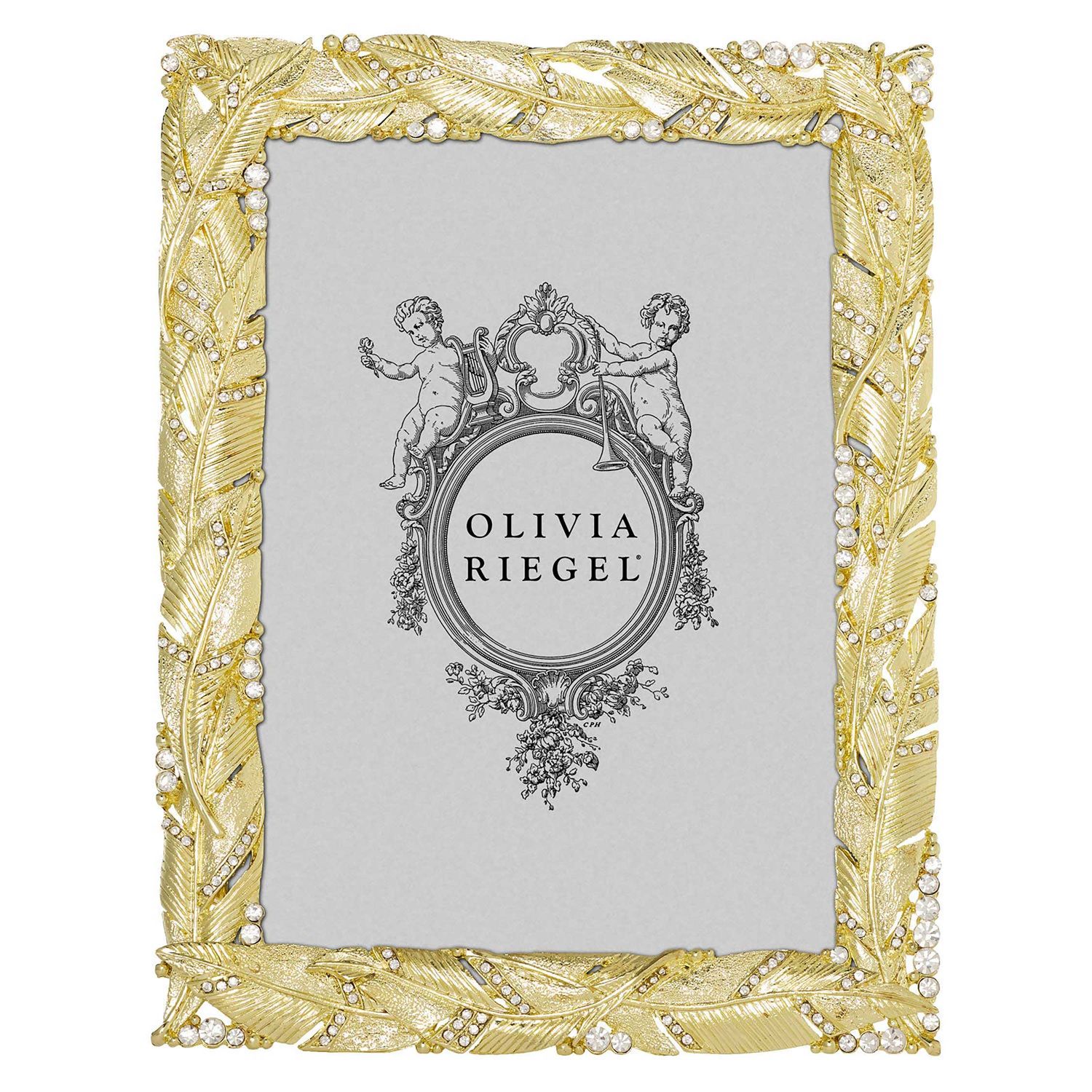 Olivia Riegel Gold Preen 5 x 7 Inch Picture Frame, MPN: RT2442