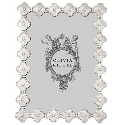 Olivia Riegel Silver Clover 5 x 7 Inch Picture Frame, MPN: RT2454