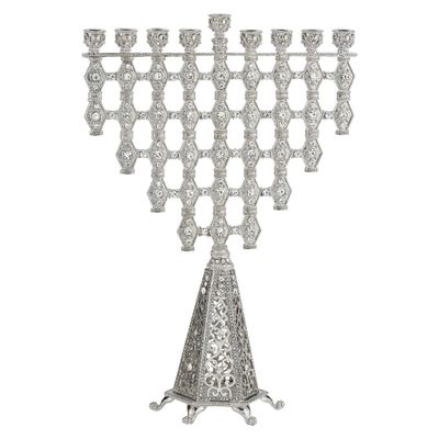 Olivia Riegel Silver Ziva Menorah, MPN: CH2404