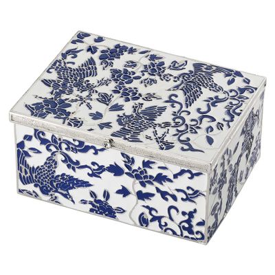 Olivia Riegel Blue &amp; White Imperial Phoenix Box, MPN: CB2500