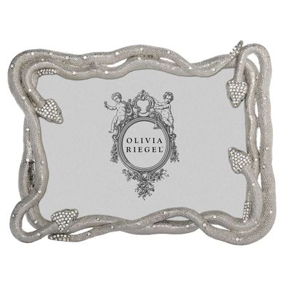 Olivia Riegel Silver Serpentina 5 x 7 Inch Picture Frame, MPN: RT2499