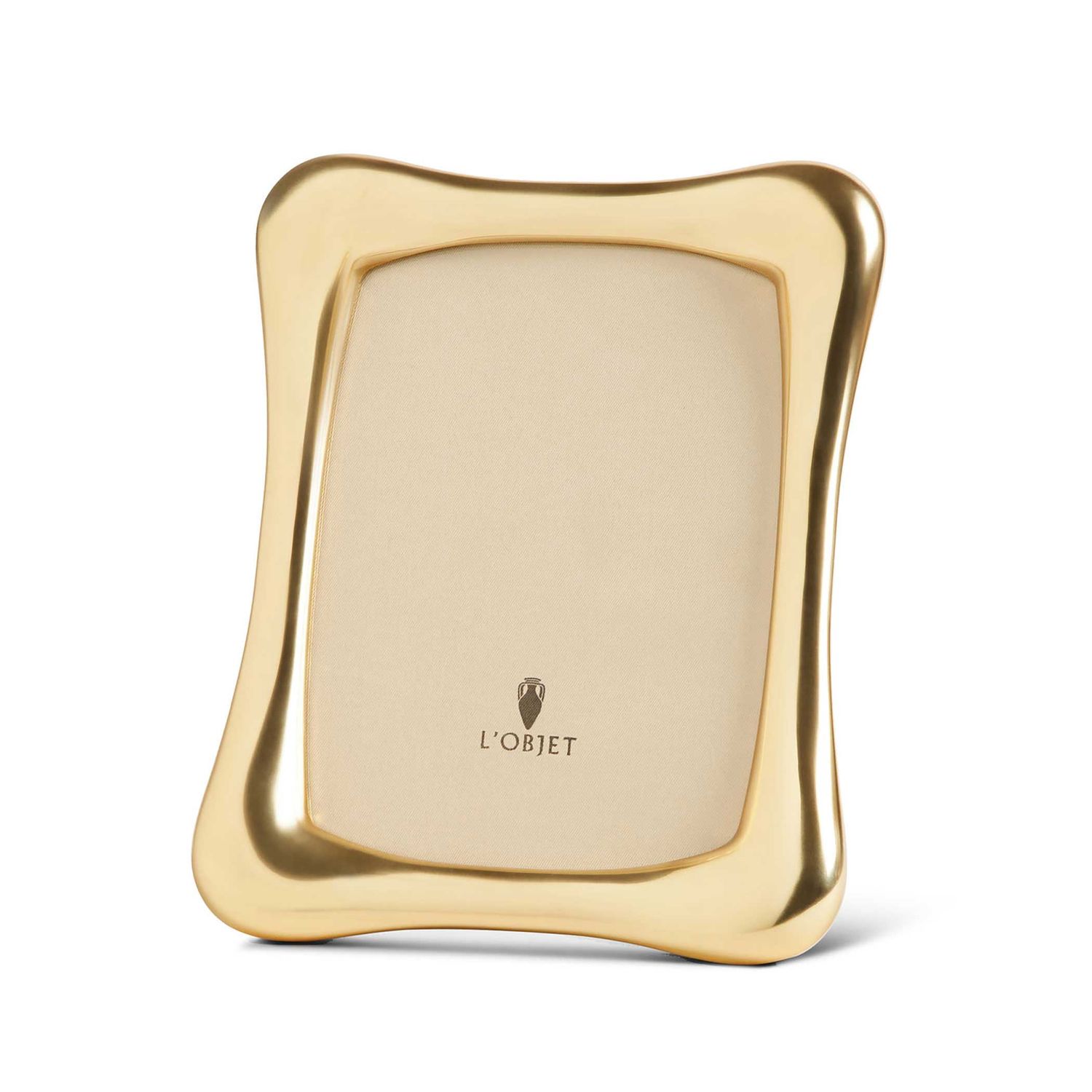 L'Objet Anton Picture Frame Gold 5 x 7 Inch F7701M, 810009649021