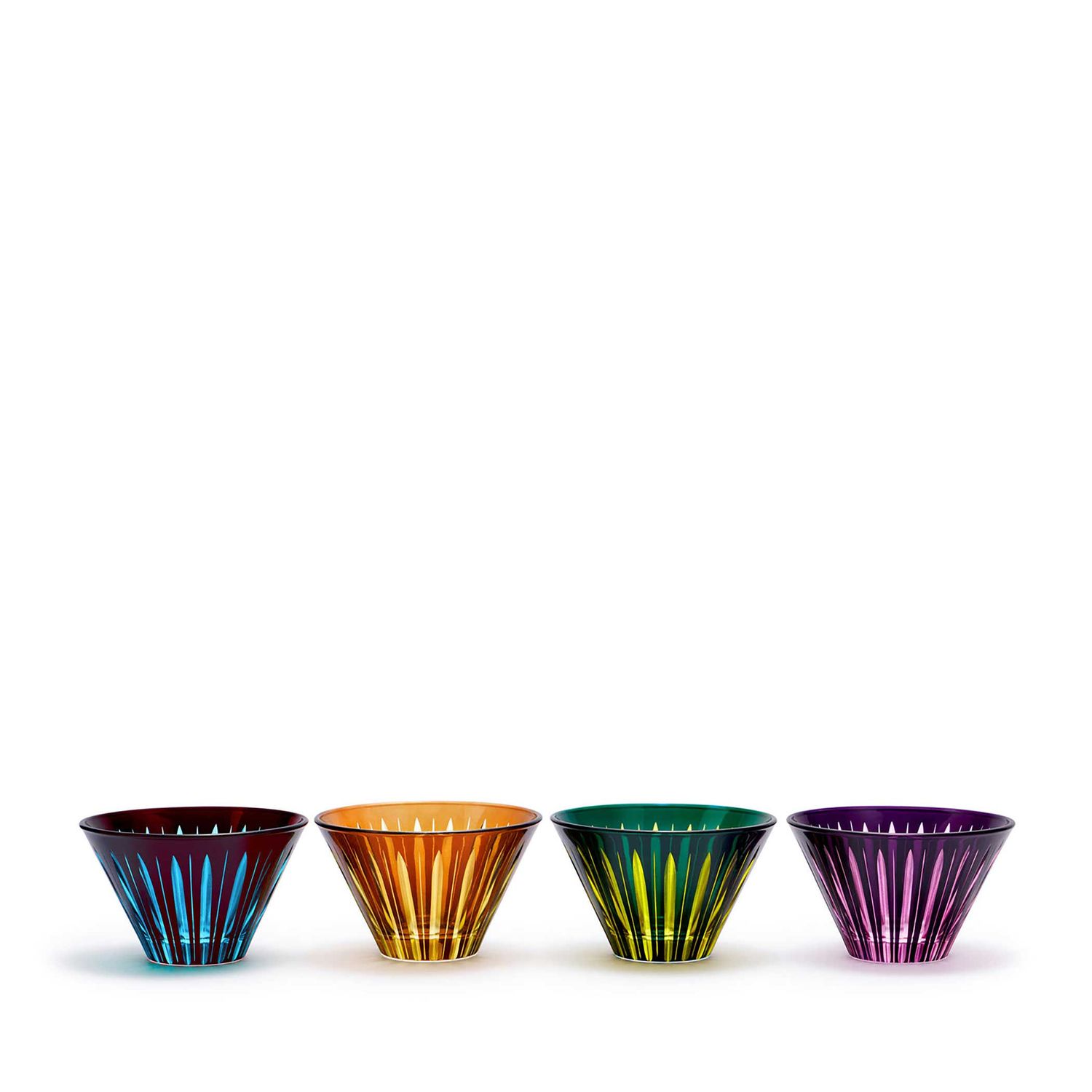 L'Objet Prism Condiment Bowls Assorted Set of 4 PS0062, 810009649595